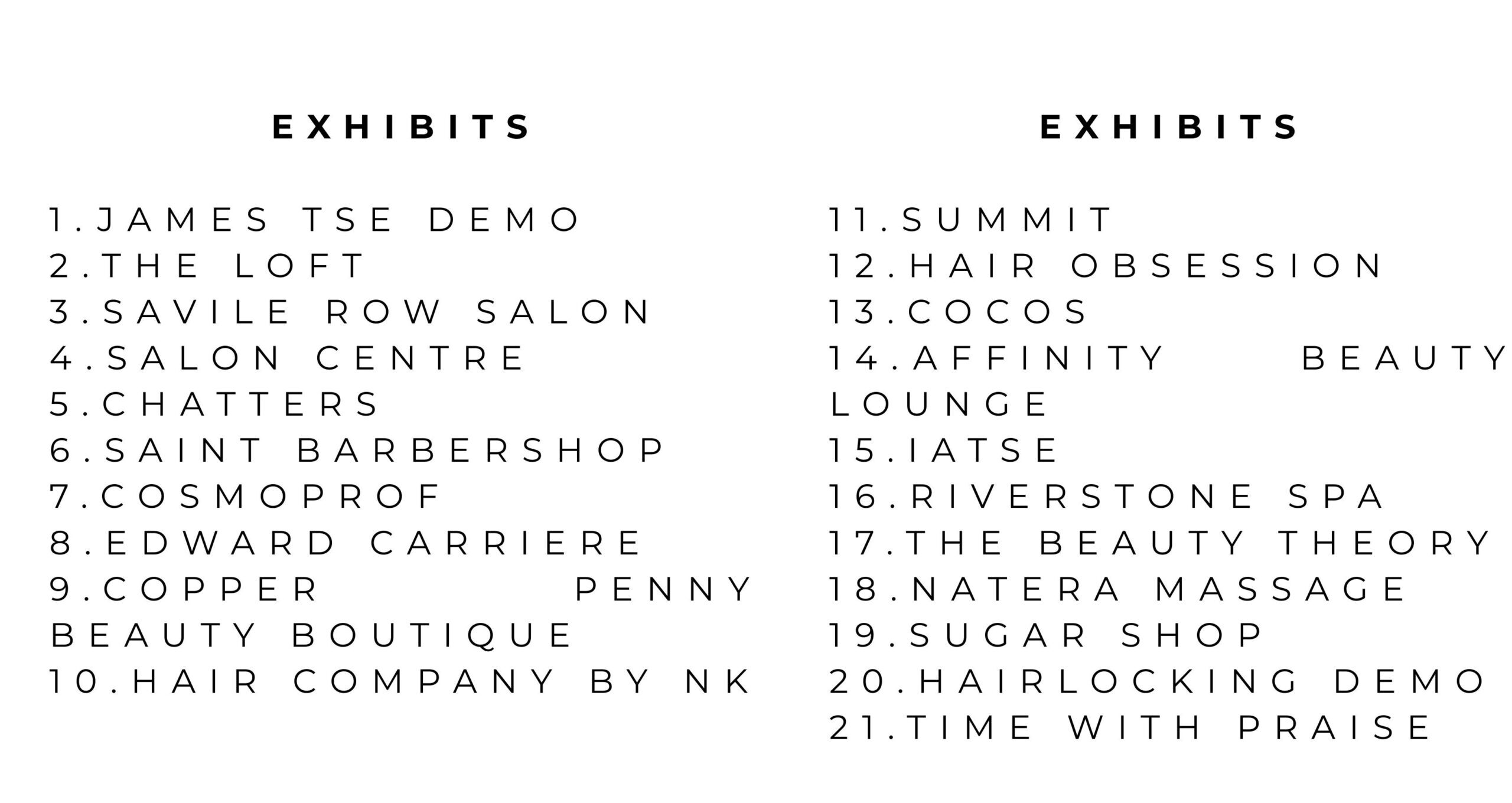 Industry Day 2026 Exhibit List